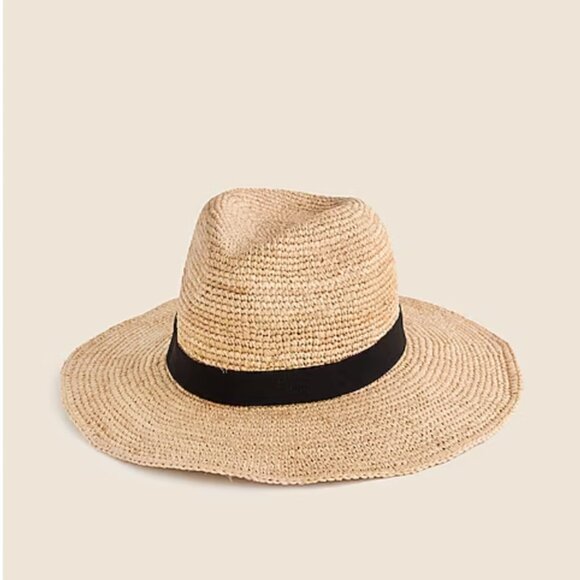 ~JCREW Wide-brim packable straw hat~ L/XL - Picture 1 of 5